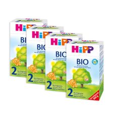 喜宝有机婴儿配方奶粉2段800克, 4盒装 4x Bio Folgemilch 2 (800g)
