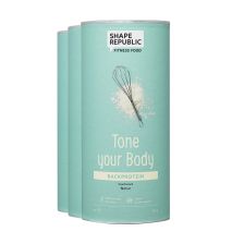 3 x Backprotein Natur »Tone your Body« (3x420g)
