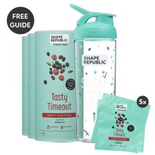 3x Slim Shake nach Wahl + 5x To-Go-Size + Blender Bottle — inkl. gratis Rezept Buch