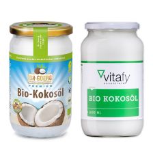 1 x Dr. Goerg Bio-Kokosöl (1000ml) + 1 x Vitafy Essentials Bio Kokosöl (1000ml)