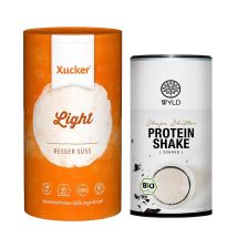 Bio Protein Shape Shifter Schokolade (450g) + Xucker light europ. Erythrit (1000g)