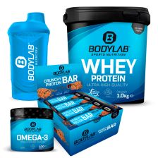 Vatertags-Offer mit Whey, Riegeln und Omega-3