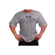 Body Rap Top Halbarm Grau