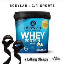 2000g Whey Protein + tractiehulpjes