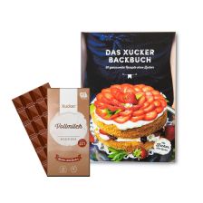 Das Xucker Backbuch + gratis Xylit-Vollmilchschokolade (100g)