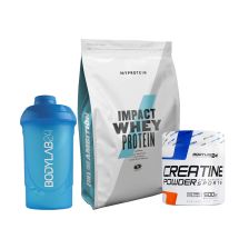 Impact Whey (1000g) + Bodylab24 Creatin Powder (500g) + Bodylab24 Shaker