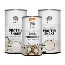 1 x Demeter Chia Porridge Schoko & Banane „Morning Motivator“ (350g) + Bio Protein Shape Shifter (450g)
