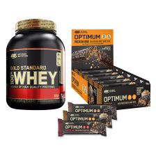 100% Whey Gold Standard (2273g) + Protein Bars (10x60g)