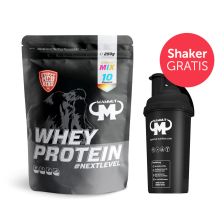 Whey Protein Mixed Beutel (10x25g) + GRATIS Mammut Shaker (700ml)