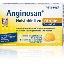 Anginosan Halstabletten Zitrone zuckerfrei (20 Tabletten)