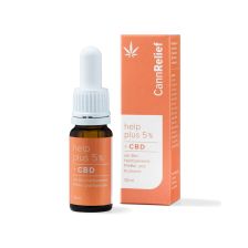 Help Plus 5% - Bio-Hanfsamenöl mit Pfeffer und Kurkuma (10ml)