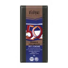 Dunkle Vollmilch 50% Cacao/Kokos Panama bio (80g)