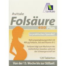 Folsäure 400 Plus (120 Tabletten)