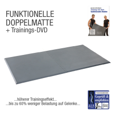 FLEXI-SPORTS Functional Training Doppelmatte + Übungs-DVD "Training mit dem Funktionalem Boden"