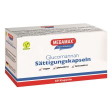 Glucomannan Sättigungskapseln (60 Kapseln)