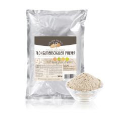 Flohsamenschalen Pulver 95% fein gemahlen (500g)