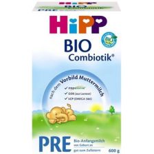 喜宝有机益生菌婴儿奶粉 pre 段 600克 BIO Combiotik Folgemilch Pre (600g)