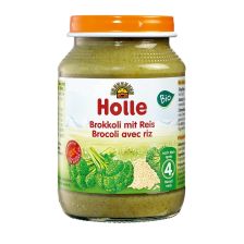 Bio Brokkoli mit Reis, nach dem 4. Monat (190g)