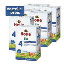 6 x Bio-Folgemilch 4, Vorteilspack, ab dem 12. Monat (6x600g)