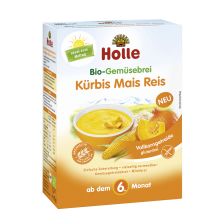 Bio-Gemüsebrei Kürbis Mais Reis, ab dem 6. Monat (175g)