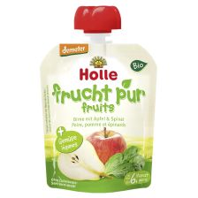 Demeter Pouchy Birne mit Apfel & Spinat, ab dem 6. Monat (90g)