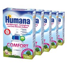瑚玛娜特殊配方奶粉有机防胀气便秘腹痛 5盒装 5x400g 5 x Comfort (5x400g)