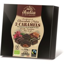 Pralinen Zartbitterschokolade & Karamell bio (125g) - MHD 17.05.2019