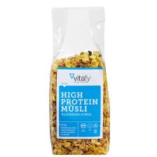 High Protein Müsli Blaubeere Kokos (525g) - MHD 26.04.2019
