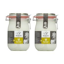 Bio Kokosöl, 2er Pack (2 x 1000ml)