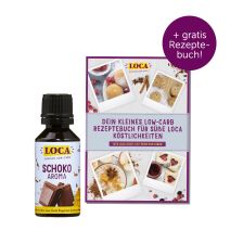 Flavdrops Vollmilchschokolade (30ml) + Gratis Low-Carb Rezeptebuch
