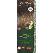 Pflanzen Haarfarbe Creme 240 nougatbraun (150ml)