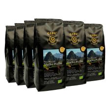 6 x Bio Café Machu Picchu ganze Bohne (6x250g)