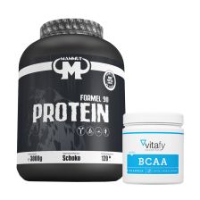 BCAA Kapseln (300 Kapseln) + Mammut Formel 90 Protein (3000g)