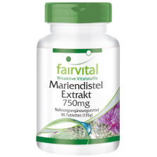 Mariendistel Extrakt 750mg (90 Tabletten)