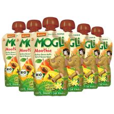 6x Mogli Moothie bio Aprikose-Banane-Quitte (6x100g)