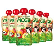 6x Mogli Moothie bio Erdbeere-Apfel-Banane (6x100g)