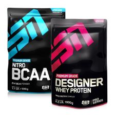 ESN Nitro BCAA Powder (500g) + Designer Whey (1000g)
