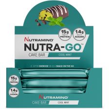 Nutra-Go Protein Cake Bar - 16x38g - Cool Mint - MHD 31.12.2018