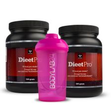 2 x Dieet Pro 500g + Shaker