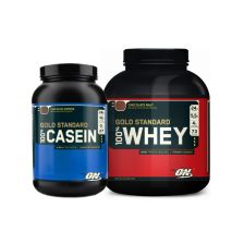 Whey Gold Standard (2273g) + 100% Casein (1818g)