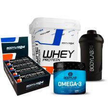 Protein Blitzangebot mit Omega-3 Kapseln
