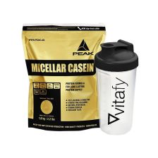 Micellar Casein (1000g) + GRATIS Vitafy Shaker (600ml)