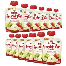 12 x Bio-Pouchy ab dem 6. Monat Apfel & Banane mit Birne (12x90g)