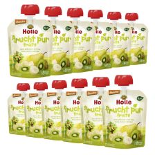 12 x Bio-Pouchy ab dem 8. Monat Birne & Banane mit Kiwi (12x90g)