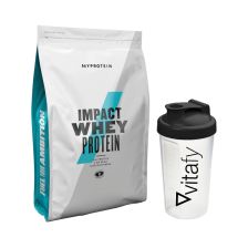 Myprotein Impact Whey Protein (2500g) + GRATIS Vitafy Shaker (600ml)