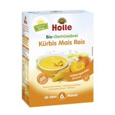 Bio-Gemüsebrei Kürbis Mais Reis, ab dem 6. Monat (175g)