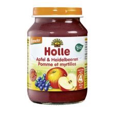 Demeter Apfel & Heidelbeeren, nach dem 4. Monat (190g)