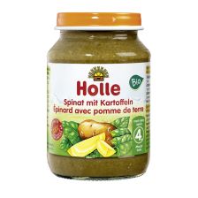 Bio Spinat mit Kartoffeln, nach dem 4. Monat (190g)