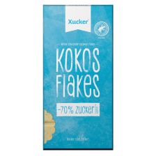 Weiße Xylit-Schokolade Kokos & Flakes (80g)