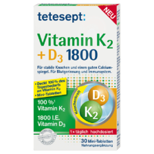 Vitamin K2 + D3 1800 (30 Tabletten)